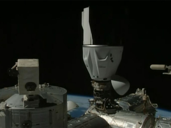 Ax4-docks at ISS (Photo/Ax$0 Ax4-docks at ISS (Photo/Ax$0