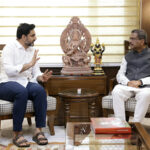 Dharmendra Pradhan meets Andhra Education Minister Nara Lokesh; appreciates his…