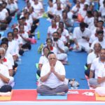 International Yoga Day celebrated at Sharmistha Lake in Vadnagar; hometown…
