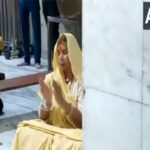 Mount Everest climber Santosh Yadav offers prayers at Shri Mahakaleshwar…