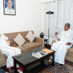 Karnataka CM Siddaramaiah meets AICC General Secretary KC Venugopal in…