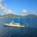 INS Teg arrives at Port Victoria in Seychelles