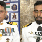 Indian Navy officers honoured with Gallantry awards at Naval Investiture…