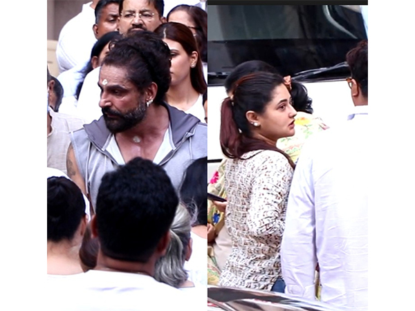 Parag Tyagi, Rashami Desai (Image source/ANI)