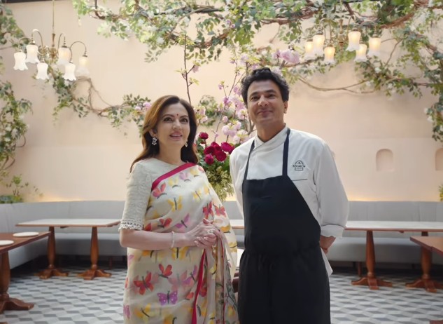 Reliance Foundation Founder-Chairperson Nita Ambani, Chef Vikas Khanna (Photo/X/@RIL_Updates)