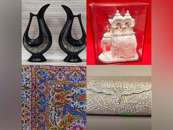 Traditional treasures from Kashmir to West Bengal presented by PM Modi in Ghana (Photo/ANI) Traditional treasures from Kashmir to West Bengal presented by PM Modi in Ghana (Photo/ANI)
