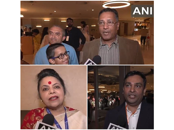 Members of the Indian community (Photo/ ANI)
