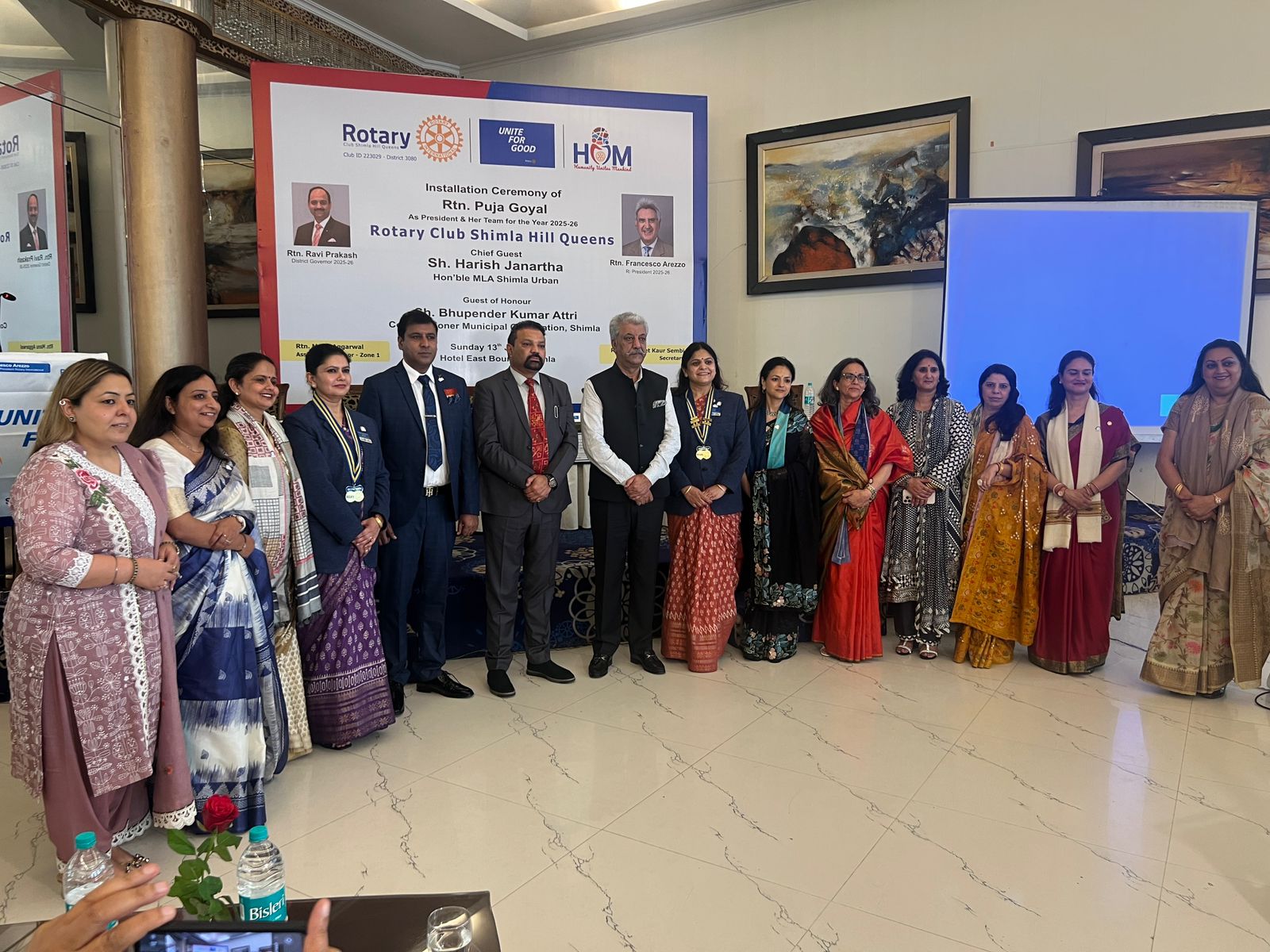 Rtn. Puja Goyal Installed as President of Rotary Club Shimla Hill Queens (Photo/Press Release) Rtn. Puja Goyal Installed as President of Rotary Club Shimla Hill Queens (Photo/Press Release)