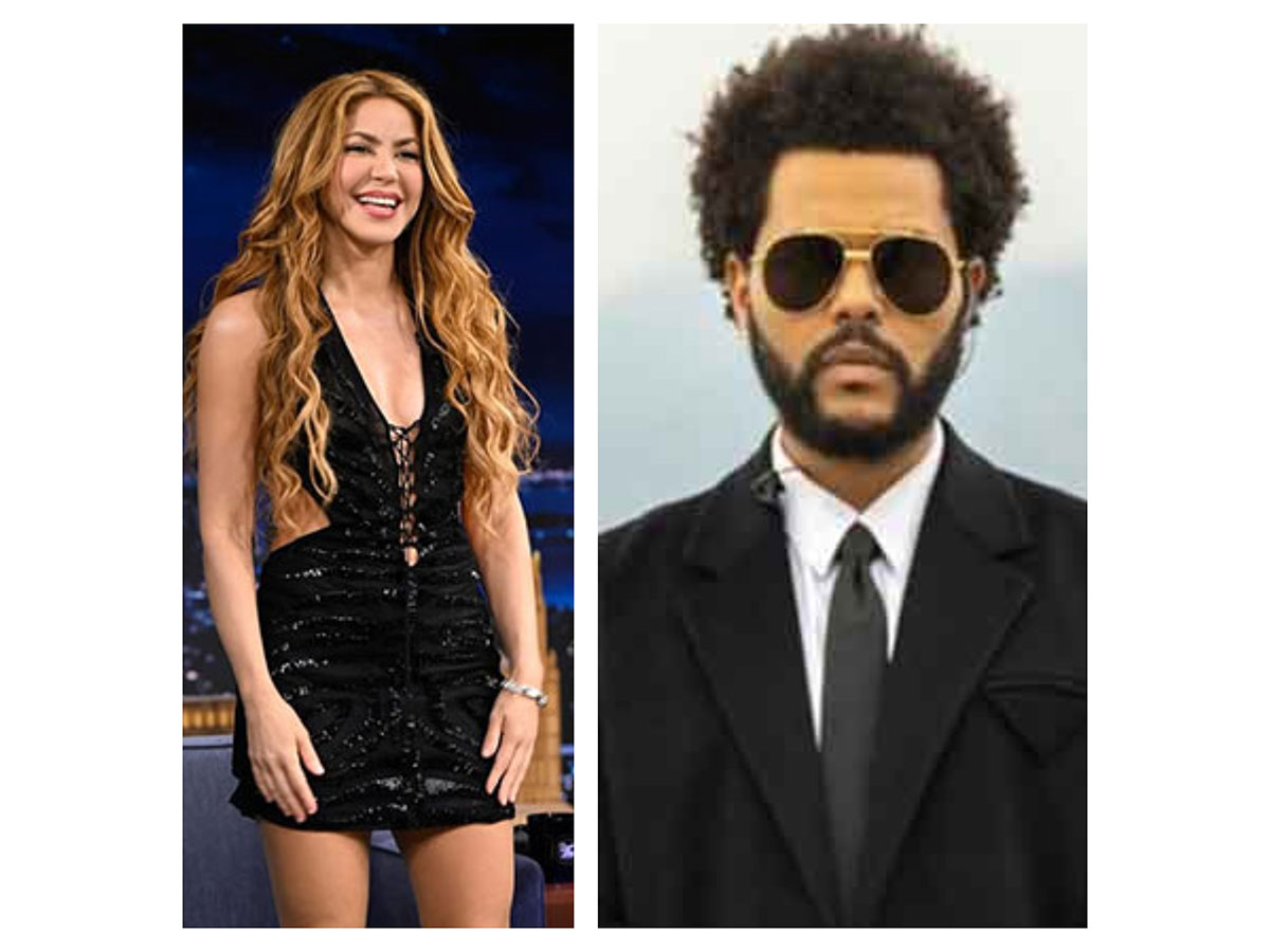 Shakira and The Weekend (Image source: Instagram) Shakira and The Weekend (Image source: Instagram)