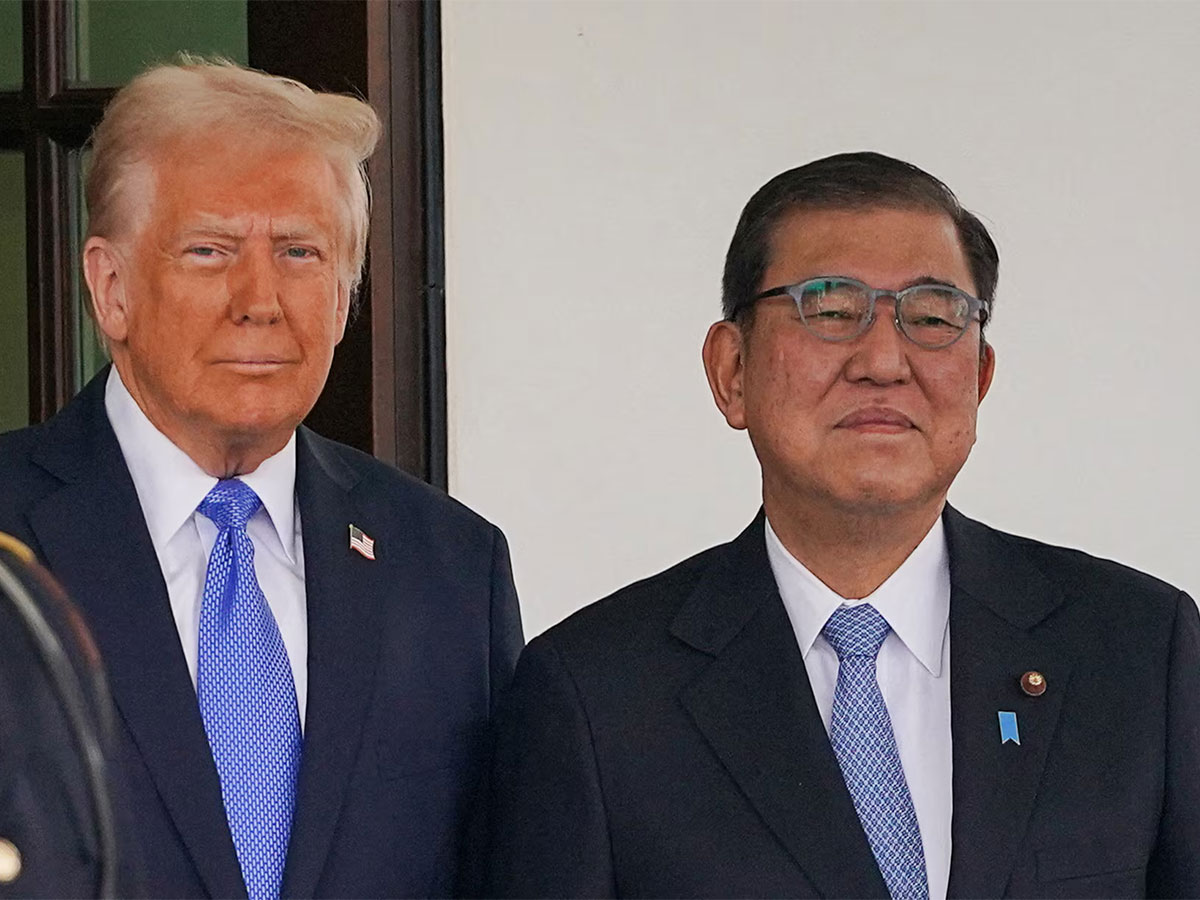 US President Donald Trump (on left) and Japanese Prime Minister Shigeru Ishiba (on right) (Source: Reuters) US President Donald Trump (on left) and Japanese Prime Minister Shigeru Ishiba (on right) (Source: Reuters)