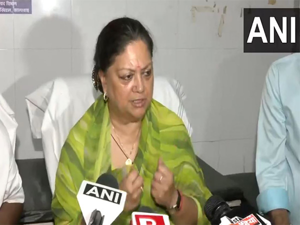 Former Rajasthan Chief Minister and senior BJP leader Vasundhara Raje (Photo/ANI) Former Rajasthan Chief Minister and senior BJP leader Vasundhara Raje (Photo/ANI)