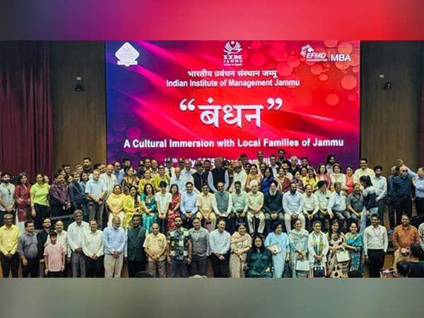 IIM Jammu’s ‘Bandhan’ initiative fosters cultural bonding (Photo/ANI) IIM Jammu’s ‘Bandhan’ initiative fosters cultural bonding (Photo/ANI)
