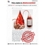PIB Fact Check debunks claim on pan-India ‘Blood on Call’…