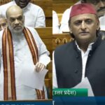 Amit Shah, Akhilesh Yadav exchange barbs in Lok Sabha during…