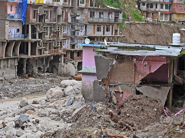 A view of damaged houses and debris after a cloudburst in HP (File Photo/ANI) A view of damaged houses and debris after a cloudburst in HP (File Photo/ANI)