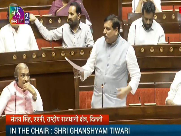 Rajya Sabha MP and AAP leader Sanjay Singh (Photo/Sansad TV) Rajya Sabha MP and AAP leader Sanjay Singh (Photo/Sansad TV)