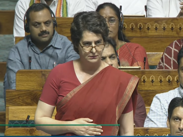 Congress MP Priyanka Gandhi Vadra (File Photo/Sansad TV) Congress MP Priyanka Gandhi Vadra (File Photo/Sansad TV)