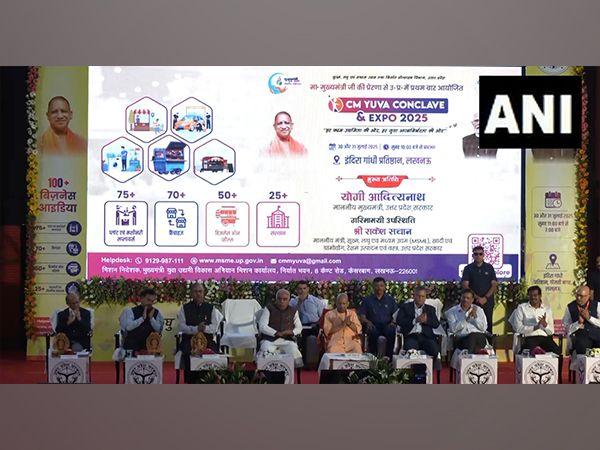 CM YUVA Conclave & Expo 2025 inauguration in Lucknow (Photo/ANI) CM YUVA Conclave & Expo 2025 inauguration in Lucknow (Photo/ANI)