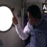 Odisha: CM Manjhi conducts aerial survey of flood-hit areas, says…
