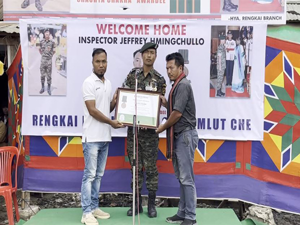 Manipur’s pride marches home with Shaurya Chakra honour (Photo/ANI) Manipur’s pride marches home with Shaurya Chakra honour (Photo/ANI)