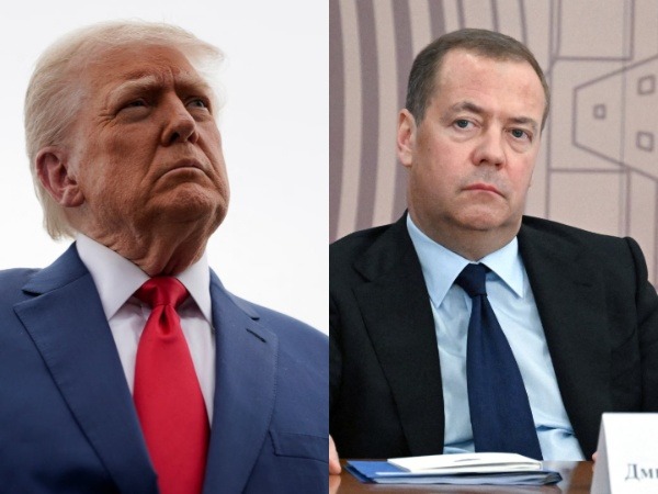 US President Donald Trump and former Russian President Dmitry Medvedev (Photo/Reuters) US President Donald Trump and former Russian President Dmitry Medvedev (Photo/Reuters)