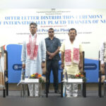 Assam Minister Pijush Hazarika distributes offer letters to trainees of…