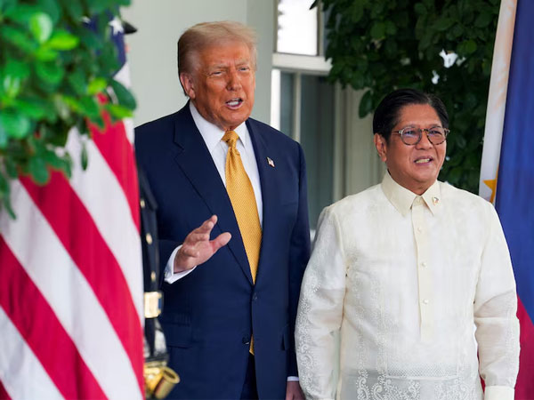 US President Donald Trump with Philippine President Ferdinand Marcos Jr at the White House (Photo/Reuters) US President Donald Trump with Philippine President Ferdinand Marcos Jr at the White House (Photo/Reuters)