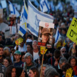 Disturbing videos of Israeli hostages spark protests at Tel Aviv’s…