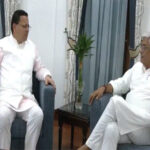 Union Minister Gajendra Shekhawat meets Uttarakhand CM Pushkar Singh Dhami