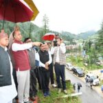 Himachal Governor Shiv Pratap Shukla visits disaster-affected areas, distributes relief…