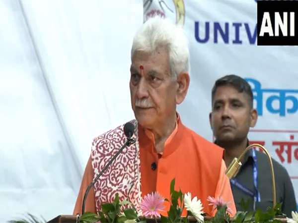 Jammu and Kashmir Lieutenant Governor Manoj Sinha (Photo/ANI) Jammu and Kashmir Lieutenant Governor Manoj Sinha (Photo/ANI)