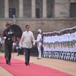 Philippines President greeted at Rashtrapati Bhavan forecourt by Murmu, PM…