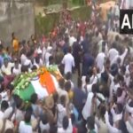 Former Jharkhand CM Shibu Soren’s mortal remains taken for last…