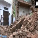 100-year-old house collapses in Gwalior due to heavy rain