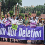 INDIA bloc MPs protest in Parliament against Bihar voter roll…