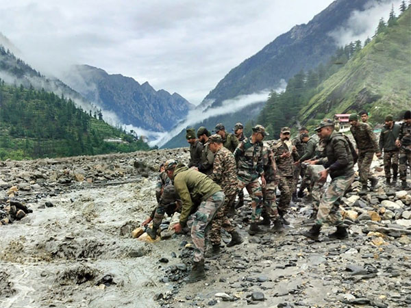 Indian Army rescues civilians in flood-hit Uttarakhand (Photo/X@adgpi) Indian Army rescues civilians in flood-hit Uttarakhand (Photo/X@adgpi)