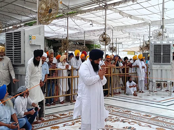 Punjab Cabinet Minister Harjot Singh appeared before the Akal Takht (Photo/ANI) Punjab Cabinet Minister Harjot Singh appeared before the Akal Takht (Photo/ANI)