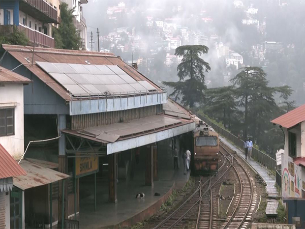 Train at the Shimla Raiway Station (Photo/ANI) Train at the Shimla Raiway Station (Photo/ANI)