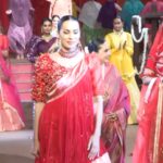 Radhikaraje Gaekwad stuns in century-old Paithani sari at ‘Naad’ couture…