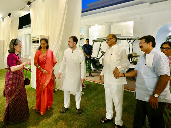 INDIA Bloc leaders at Rahul Gandhi's residence (Photo/ANI) INDIA Bloc leaders at Rahul Gandhi's residence (Photo/ANI)