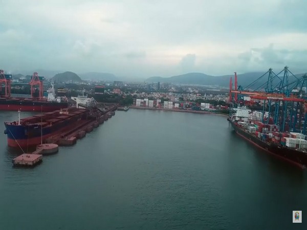 Visakhapatnam Port. (Photo/Visakhapatnam Port Authority YouTube) Visakhapatnam Port. (Photo/Visakhapatnam Port Authority YouTube)
