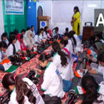 J-K: Girls in Udhampur make national flag ahead of I-Day…