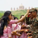 ‘Bharat Raksha Parv’: Women, children tie rakhis to COAS, soldiers