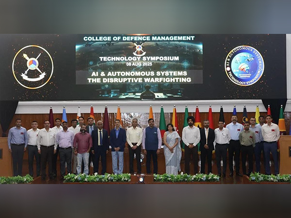 College of Defence Management hosts symposium on 'AI & Autonomous Systems' in Hyderabad (Photo/X/@HQ_IDS_India) College of Defence Management hosts symposium on 'AI & Autonomous Systems' in Hyderabad (Photo/X/@HQ_IDS_India)