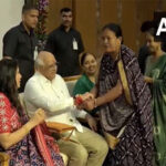 Gujarat CM Bhupendra Patel celebrates Raksha Bandhan in Gandhinagar