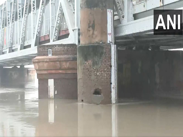 Yamuna River flowing below the danger mark (Photo/ANI) Yamuna River flowing below the danger mark (Photo/ANI)