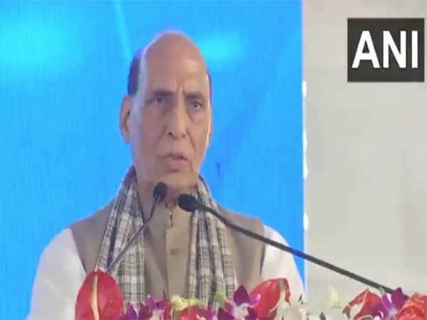 Defence Minister Rajnath Singh in Madhya Pradesh's Raisen (Photo/ANI) Defence Minister Rajnath Singh in Madhya Pradesh's Raisen (Photo/ANI)