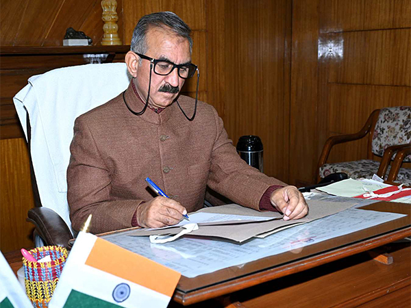 Himachal Pradesh Chief Minister Sukhvinder Singh Sukhu (File Photo/ANI) Himachal Pradesh Chief Minister Sukhvinder Singh Sukhu (File Photo/ANI)