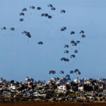 IDF says seven countries coordinate humanitarian airdrop for Gaza residents