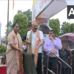 Delhi CM Rekha Gupta, along with Education Minister Soods, flags…